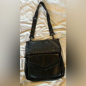 NWOT…RARE Carmina Campus Economically Sustainable Book Bag Bag Midnight Black.